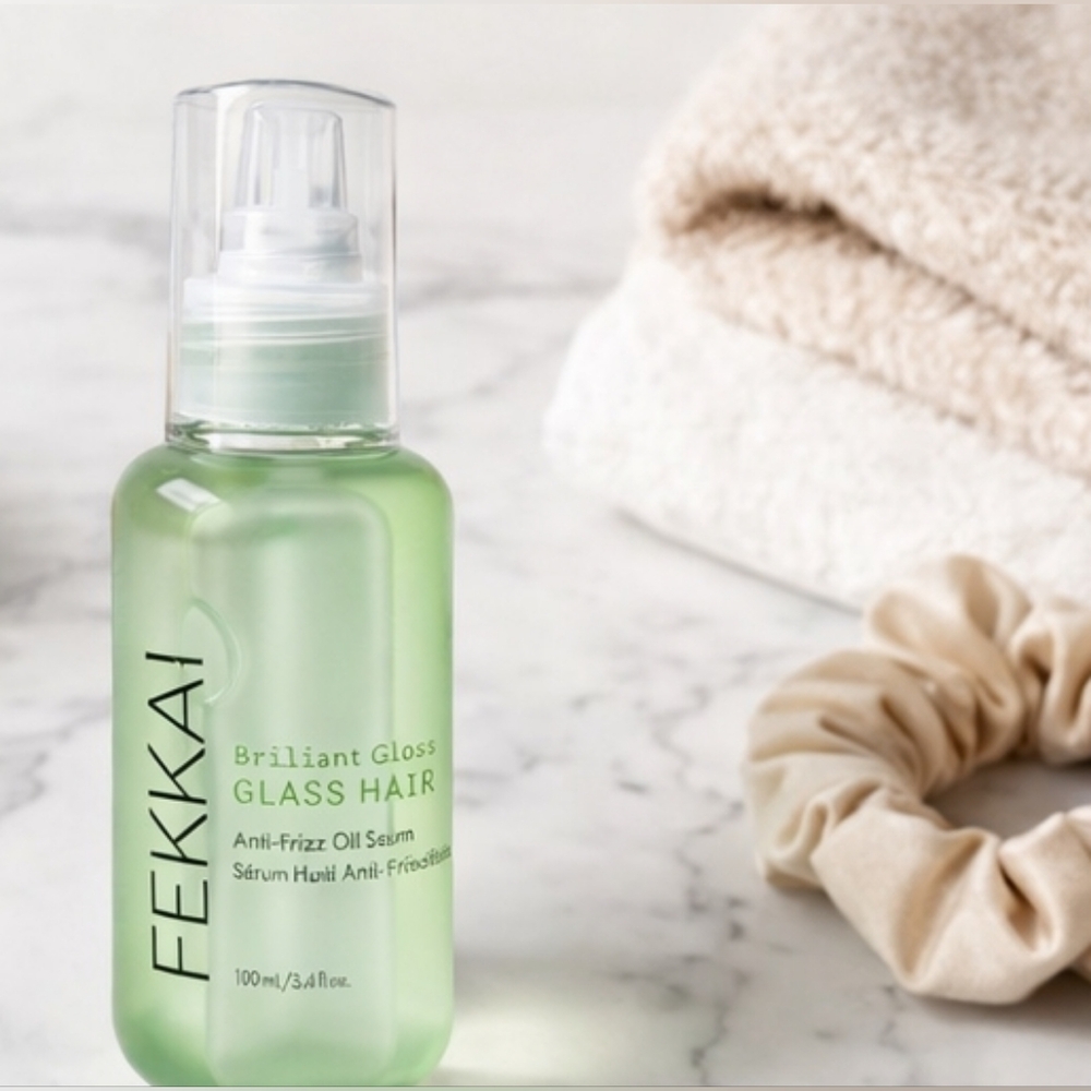 Fekkai Brilliant Gloss Glass Hair Anti-Frizz Oil Serum - New Sealed